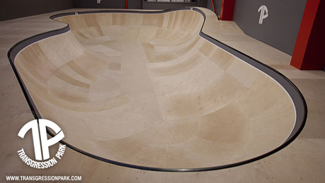 New bowl at Transgression Skatepark